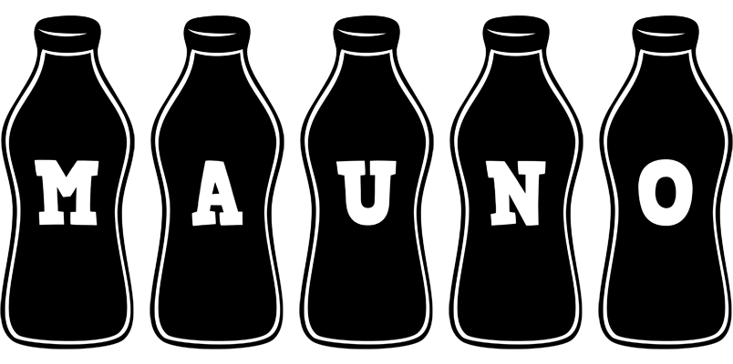 Mauno bottle logo
