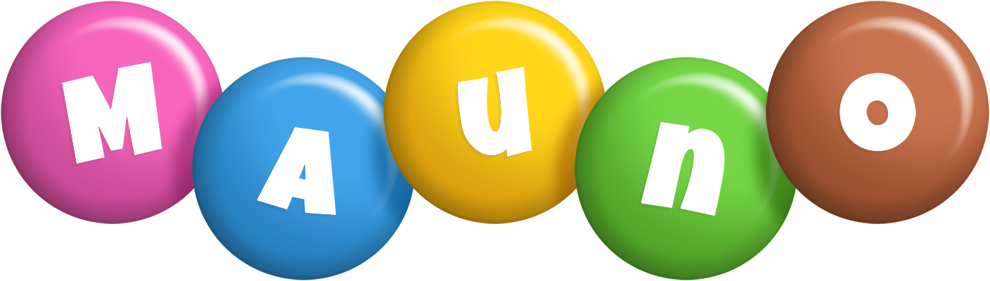 Mauno candy logo