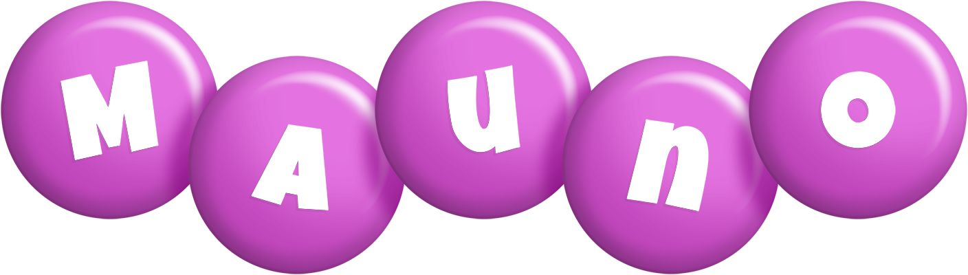 Mauno candy-purple logo