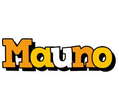 Mauno cartoon logo