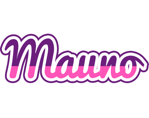 Mauno cheerful logo