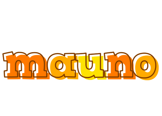 Mauno desert logo