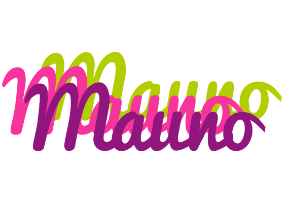 Mauno flowers logo