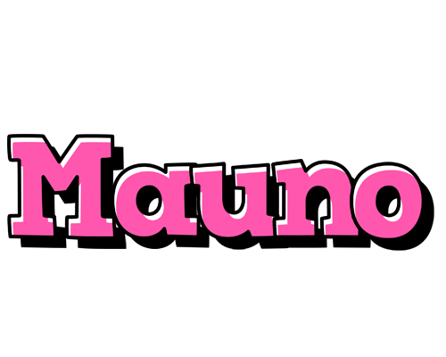Mauno girlish logo