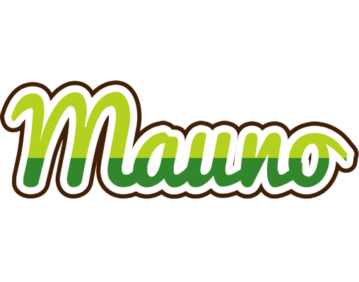 Mauno golfing logo