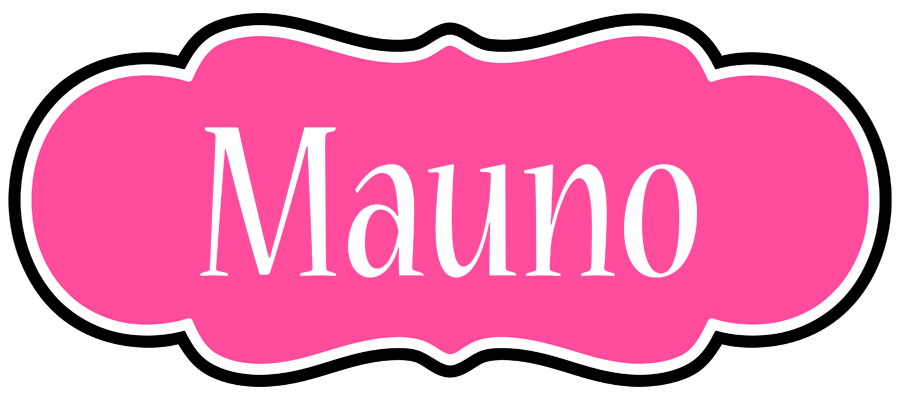 Mauno invitation logo
