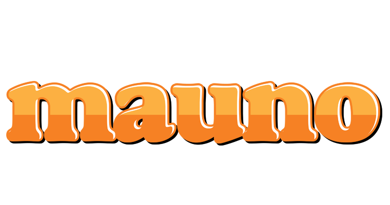 Mauno orange logo