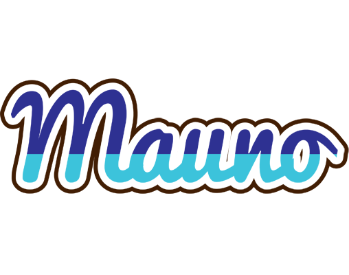 Mauno raining logo