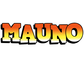 Mauno sunset logo