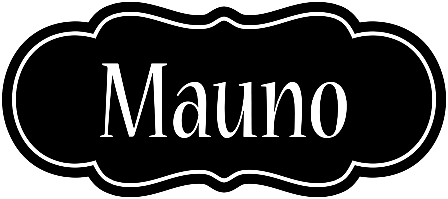 Mauno welcome logo