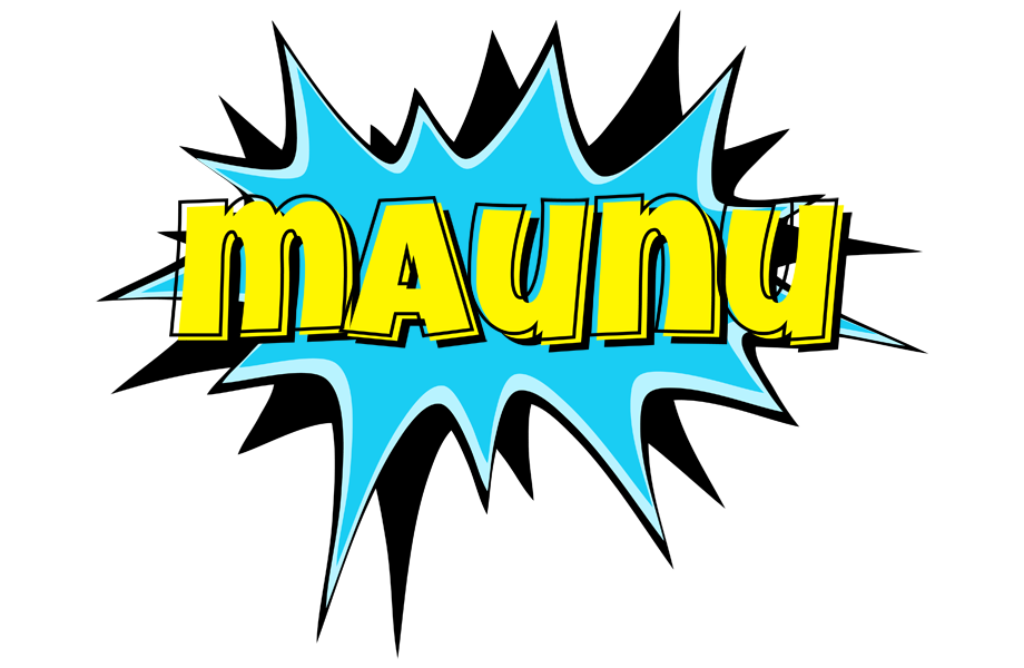 Maunu amazing logo