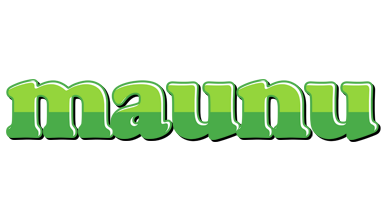 Maunu apple logo