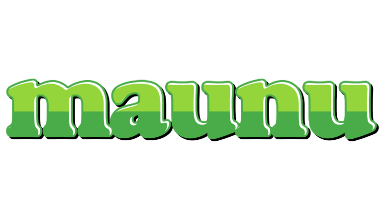 Maunu apple logo