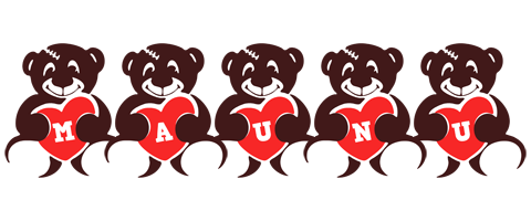Maunu bear logo