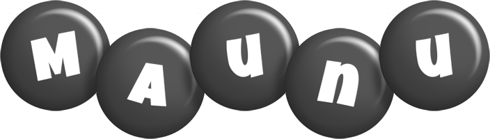 Maunu candy-black logo