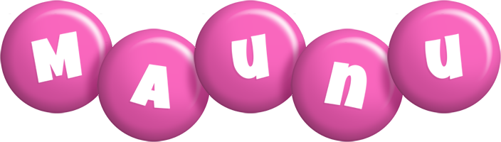 Maunu candy-pink logo