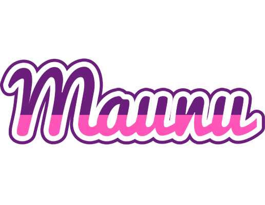 Maunu cheerful logo