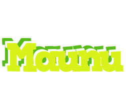 Maunu citrus logo