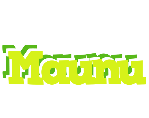Maunu citrus logo
