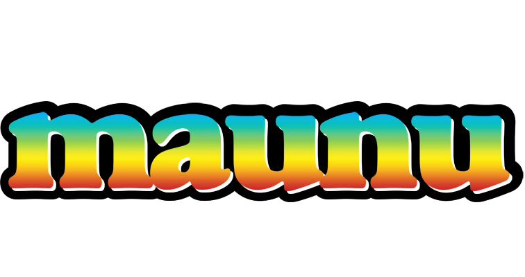 Maunu color logo