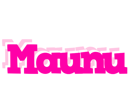 Maunu dancing logo