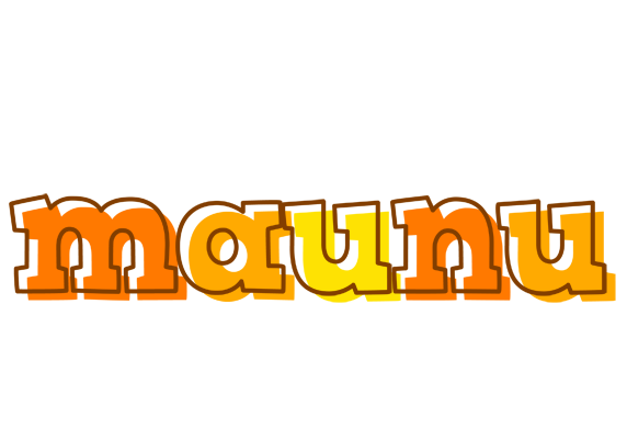 Maunu desert logo