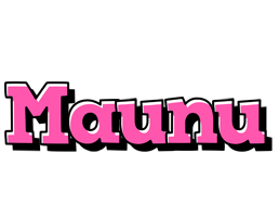 Maunu girlish logo