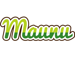 Maunu golfing logo