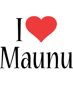 Maunu i-love logo