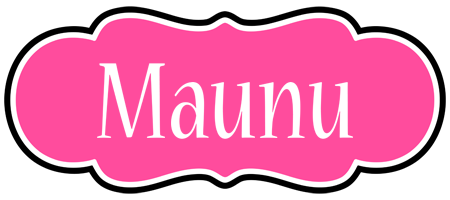 Maunu invitation logo