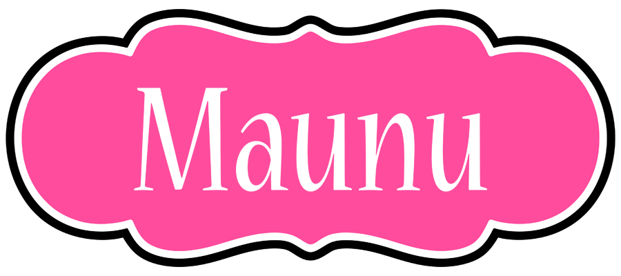 Maunu invitation logo