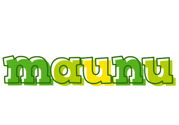 Maunu juice logo