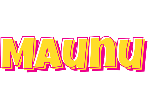 Maunu kaboom logo