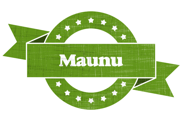Maunu natural logo