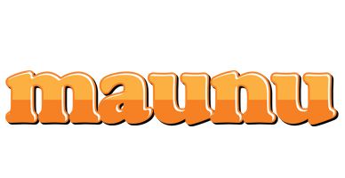 Maunu orange logo