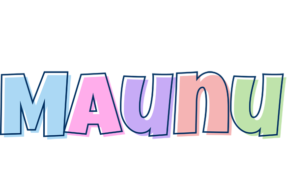Maunu pastel logo