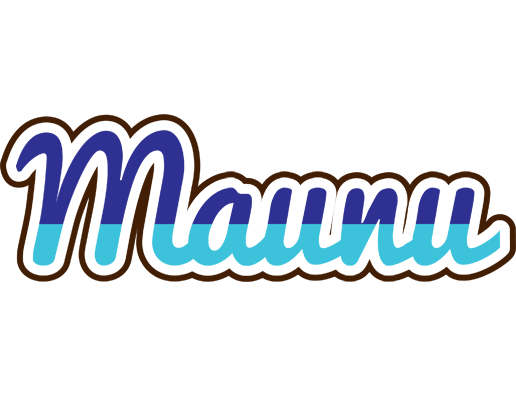 Maunu raining logo