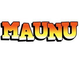 Maunu sunset logo