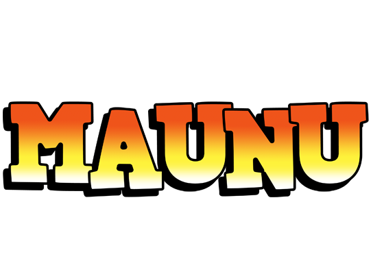 Maunu sunset logo