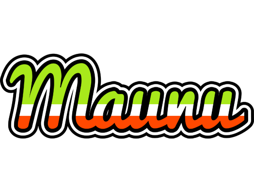 Maunu superfun logo