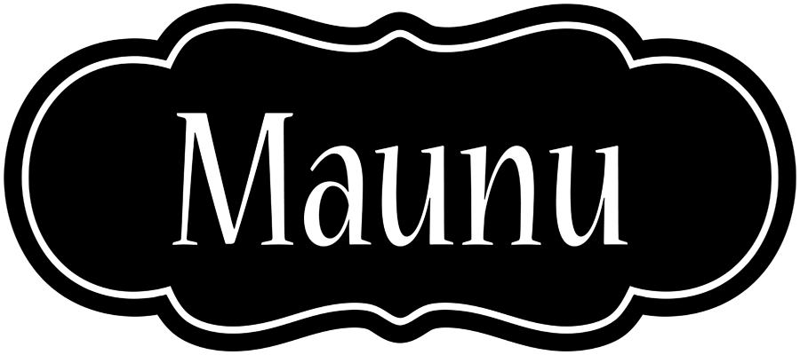 Maunu welcome logo