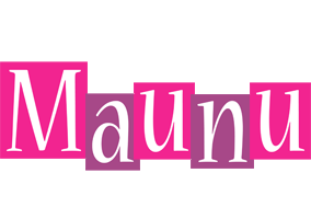 Maunu whine logo
