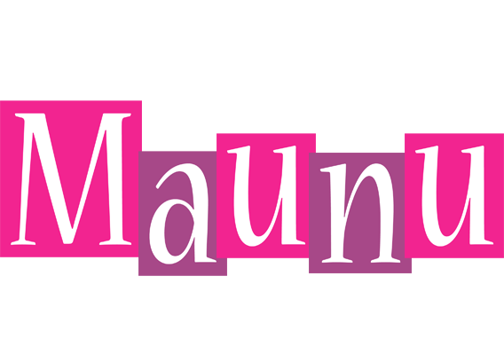 Maunu whine logo