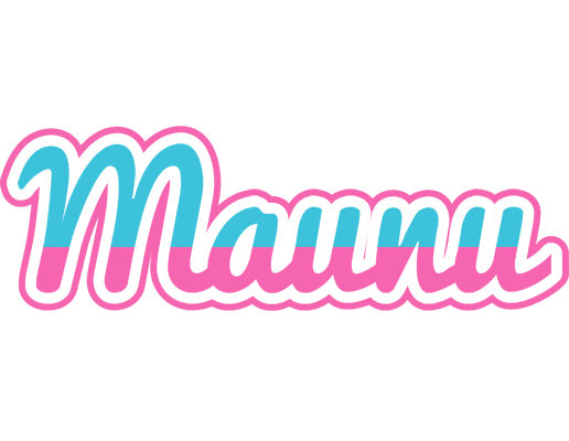 Maunu woman logo