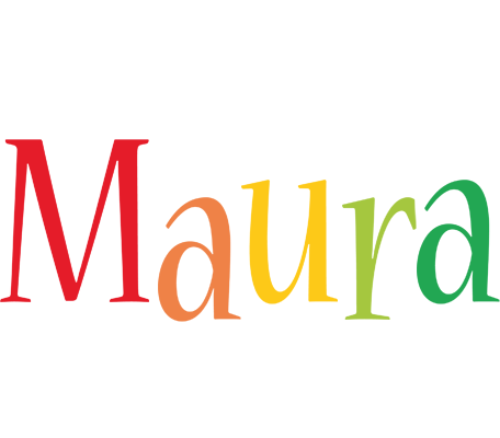 Maura birthday logo