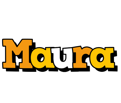 Maura cartoon logo