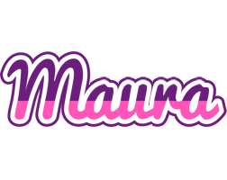 Maura cheerful logo