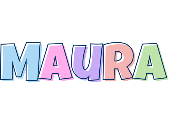 Maura pastel logo