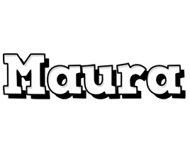 Maura snowing logo