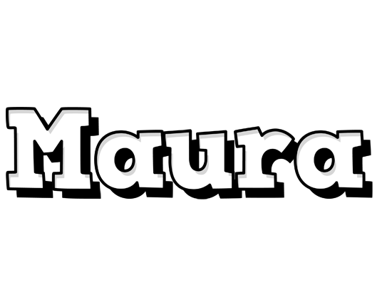 Maura snowing logo